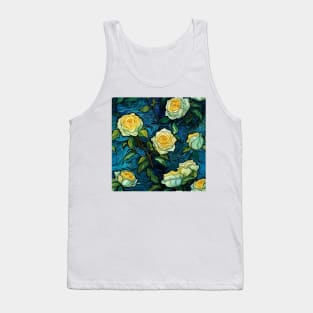 Van Gogh Roses Pattern 14 Tank Top